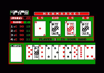 Newmarket (UK) (1988) [Computing With The Amstrad] screen shot game playing